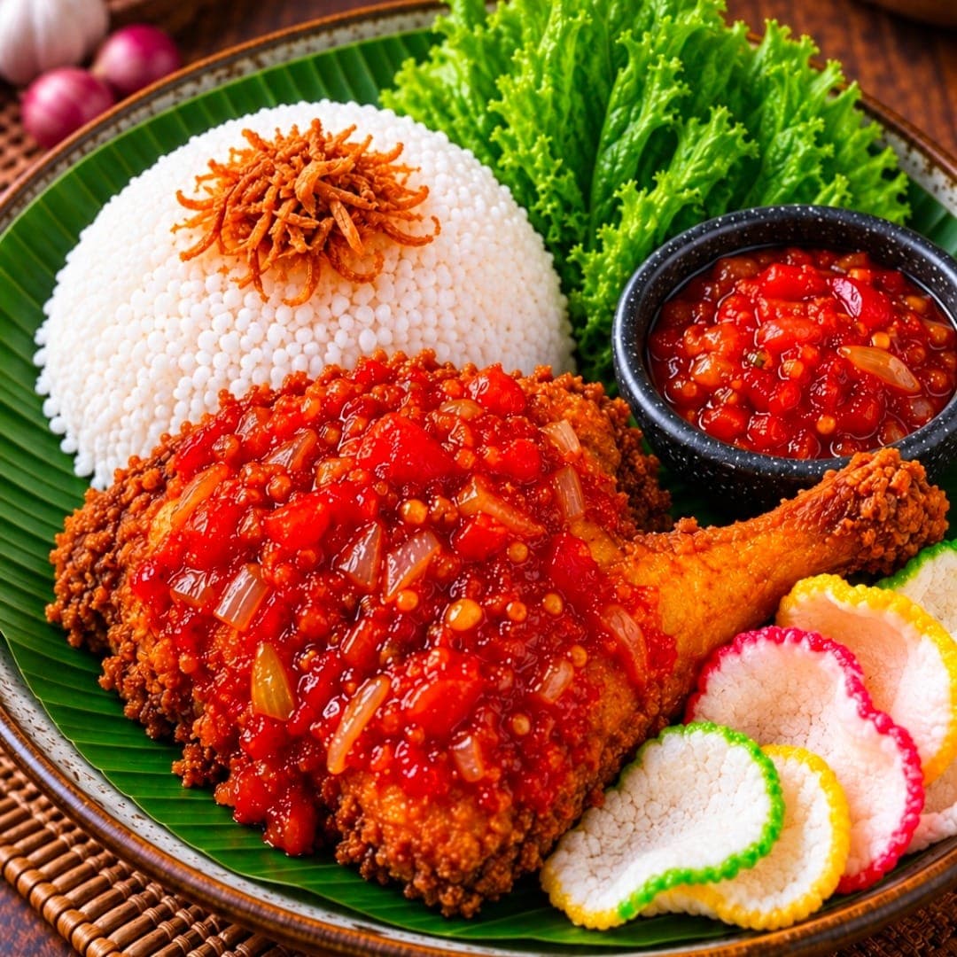 Nasi Ayam Sambal Terasi